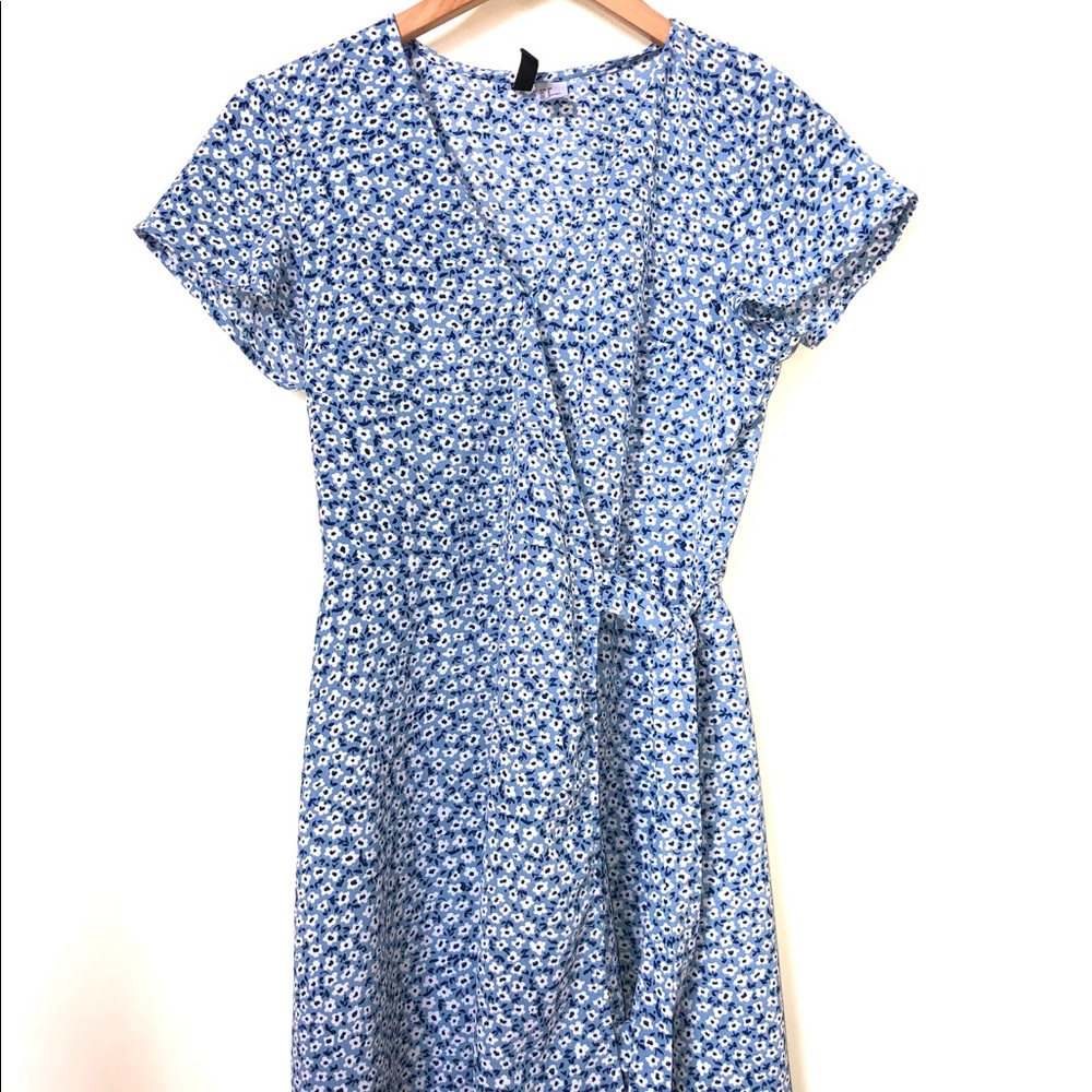 H&M short wrap dress
